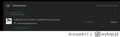 Kryspin013 - >@Kryspin013: no ale to nie jest od allegro tylko z "magazynu allegro" s...