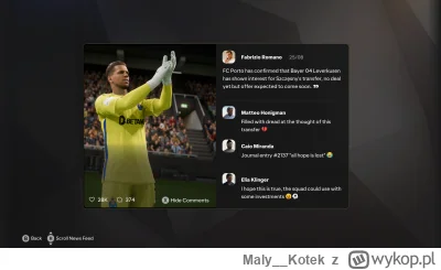 Maly__Kotek - Gra sobie człowiek w EA FC kariere, kupił Wojtka bo Costa kontuzja a tu...
