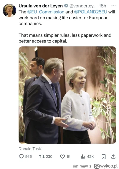ish_waw - UE to de facto Polska.

Von der Leyen chodzi na pasku polskiego Tuska. Tylk...