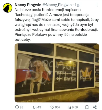 Turin89 - Dokładnie, chodzą słuchy, że konfiarze lubią zgrywać ofiarę, ale to trzeba ...