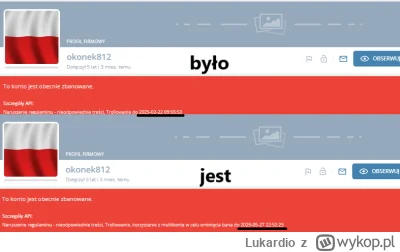 Lukardio - aktualizacja wpisu
https://wykop.pl/wpis/79107961/no-dzien-dobry-kochani-o...