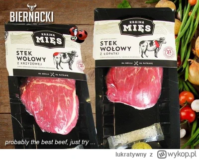 lukratywny - Jadł ktoś te steki z #biedronka? #stek #keto