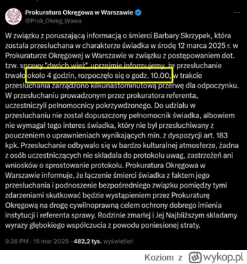 Koziom - @Logan00: Po Twitterze lada wiele tego typu teorii spiskowych stworzonych pr...