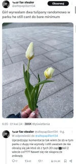 WielkiNos - Silne i niezależne juleczki nie mogą sobie kupić tulipanów za 5 zł tylko ...