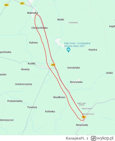 KanapkaPL - @mackw: Krynki i w kierunku Hajnówki jadąc z Białegostoku po prawej stron...