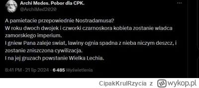 CipakKrulRzycia - #nostradamus #przepowiednie #polska #usa #heheszki