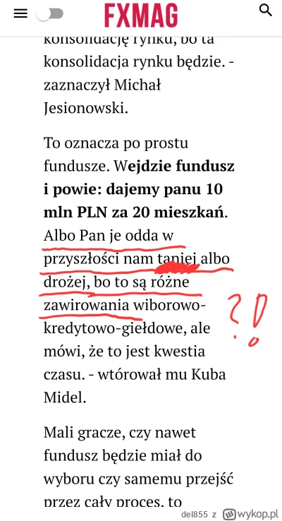 del855 - Midel zwariował, mówi że z tymi mieszkaniami to może być różnie, a parę dni ...