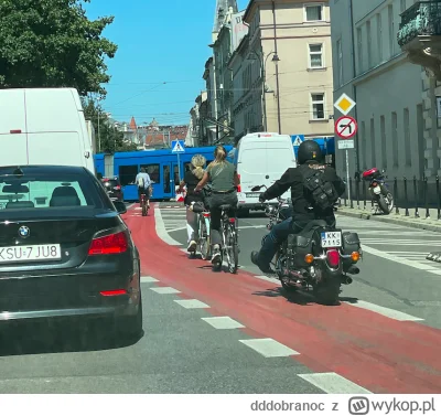 dddobranoc - DLATEGO właśnie uważam, że rowerzyści powinni mieć obowiązek tablicy rej...