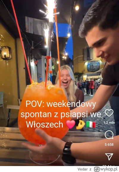 Vedar - spontan polaka:
wyjście na hotdoga i monsterka do żabki

spontan polki:

#roz...