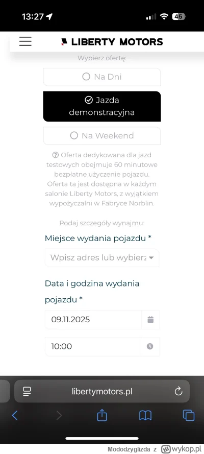 Mododzyglizda - @khrop można zadzwonić i umówić się na jazdy, można się z nimi dogada...