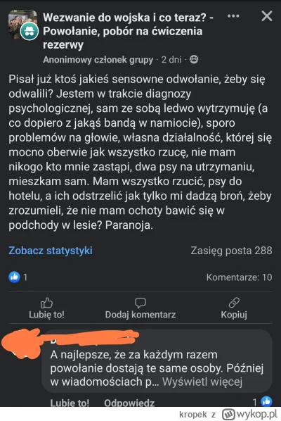 kropek - #Wojsko szarpie ludzi z problemami psychicznymi, jak ktoś pokazuje l4 że ma ...