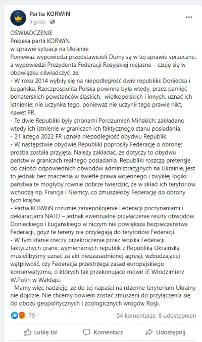 JPRW - Znalazłem jak Korwin dokładnie rok temu robił niesamowite fikołki i pieprzył o...