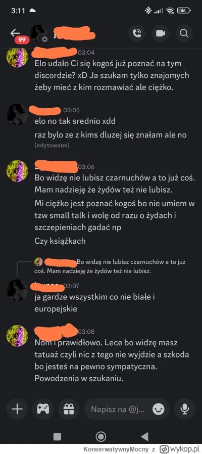 KonserwatywnyMocny - Rzeczywiście mega łatwo się poznaję ludzi xD
Każda moja próba na...