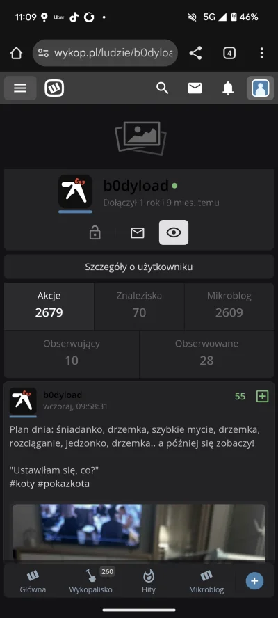 b0dyload - Zasłużyłem czymś na czarny nick czy to bug u mnie?