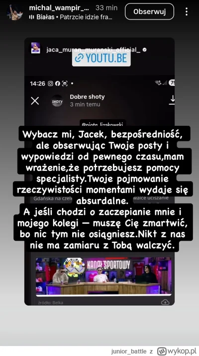 junior_battle - Plastuś zapomina, że to na krwawicy Jacy FAME wszedł na taki poziom f...