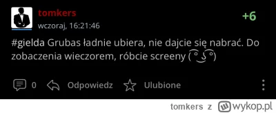 tomkers - Nie zrobiliście screena to sam zrobiłem #gielda