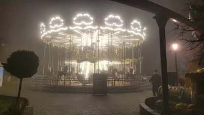 CKNorek - Wczoraj w Energylandii zarówno rano, jak i pod wieczór, była spora mgła. Po...