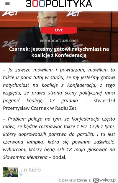 CipakKrulRzycia - #bekazpisu #bekazkonfederacji #polityka 
i wszystko nadal jasne. Al...