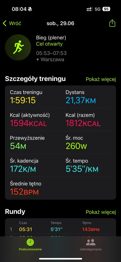 Servv - @Servv A! Półmaraton w wersji rzułtej xD