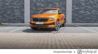 stopaotestuje - Pomarańczowa #Skoda #Karoq w dwulitrowym silnikiem benzynowym to napr...