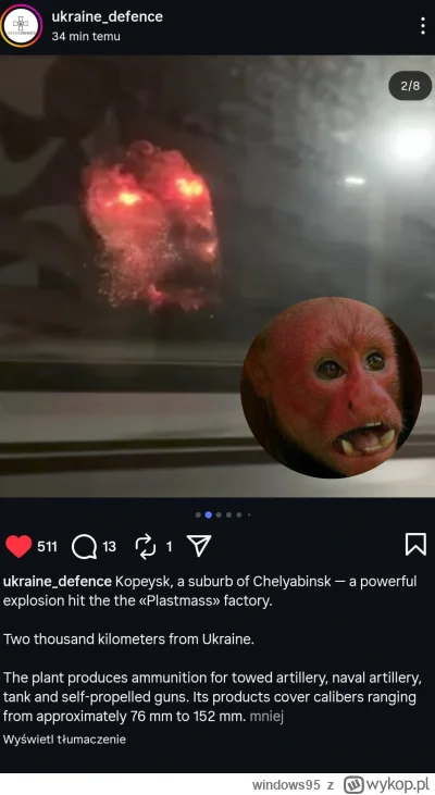 windows95 - Zwróćcie uwagę jak śmiesznie wyglądał ten wybuch fabryki amunicji pod Cze...