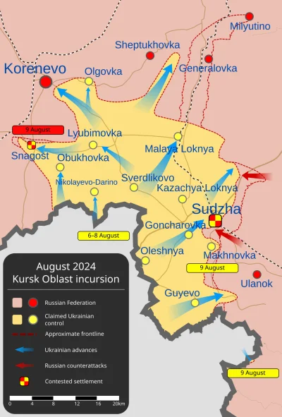 Aiusteia - Wg. Wikipedii ofensywa straciła impet, a Rosjanie odzyskują terytoria. #uk...