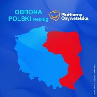 Komsti217 - Ziemie polski jesli wygra opozycja niebieski - okupacja niemiecka, czerwo...