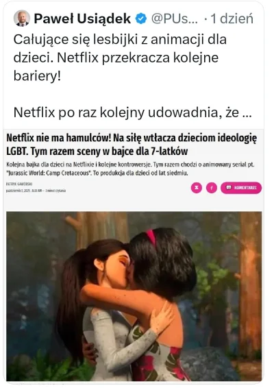 splinter96 - Straszna sprawa, 2 baby pocałowaly się w bajce. Zacznijcie robić aferę j...