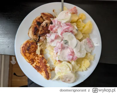 doomerignorant - Obiad boży huop se ugotowal. Zjadł huop dużą porcję, a było takie do...