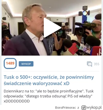 BoroPrimorac - Wykopki popierające Tuska chyba zadowoleni?

#bekazpisu #bekazopozycji...