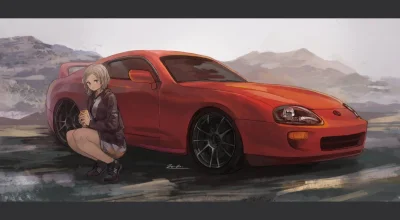 BlackReven - #randomanimeshit #momohiki #originalcharacter #toyotasupra #supra #anime...