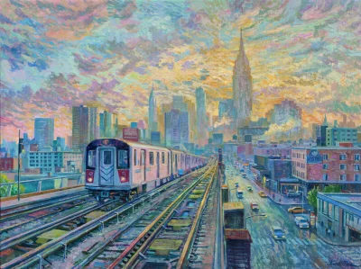 Bobito - #obrazy #sztuka #malarstwo #art

John of the Well - New York Railway, 2024 -...