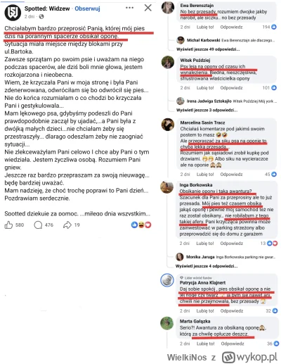 WielkiNos - Normalizowania przez psiarzy sikania wszędzie psem i niszczenia ludziom i...