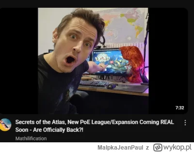 MalpkaJeanPaul - Ostatni bastion upadł. Mathil robi thumbnaile na yt jak reszta tych ...