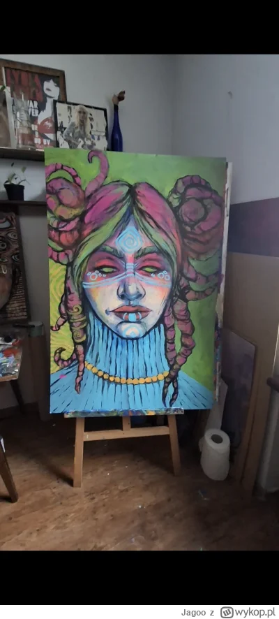 Jagoo - Kolejna nowa praca. 
Akryl na płycie pilśniowej, 100x70.

Art TikTok: https:/...