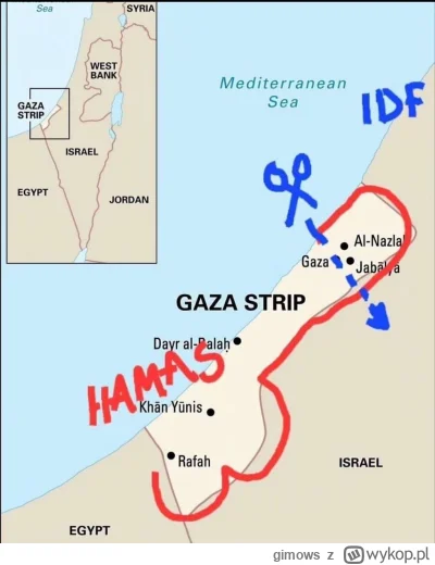 gimows - #izrael #palestyna #wojna
Wyciekły plany Izraela w sprawie strefy Gazy.