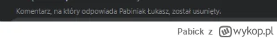 Pabick - @SctSc: Już niektóre psycholożki kasują swoje komentarze xD