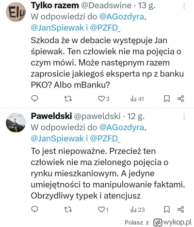 Polasz - Na X widać, że Śpiewak przegrał, a deweloperzy są cacy ʕ•ᴥ•ʔ