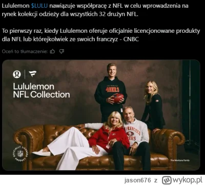 jason676 - #gielda #LULU impuls do odbicia jest