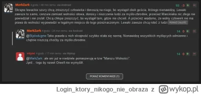 Loginktorynikogonieobraza - Na wykopie nie ma pisowskich/konefederackich trolli odc. ...