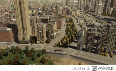 paul772 - #holybrune #citiesskylines  takie tam losowe zdjęcie z loty moim prywatnym ...