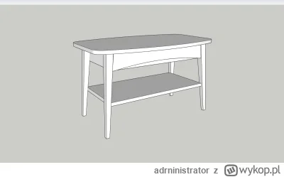 adrninistrator - Co byście zmienili w tym stoliku? Dzisiaj zaprojektowałem i zamówiłe...