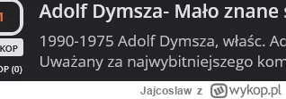 Jajcoslaw - Zmarł, zanim się urodził, taki był śmieszek.  ;)