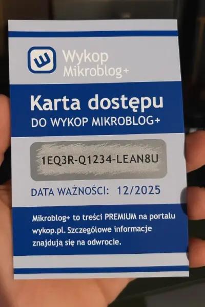 prawilnik - Łapcie kod. Limit wykorzystania - 50 razy. Kto pierwszy ten lepszy. 

Aby...