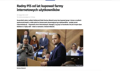 LoginZajetyPrzezKomornika - > Radny PiS od lat kupował farmy internetowych użytkownik...