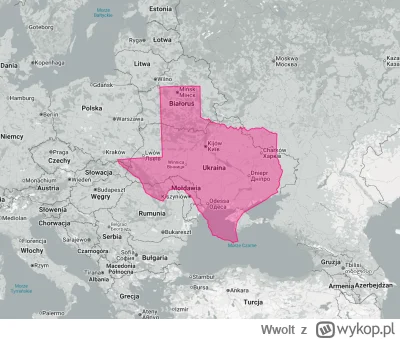 Wwolt - @Wwolt: Tutaj Texas w porównaniu z Ukrainą, Texas jest większy niż cała Ukrai...