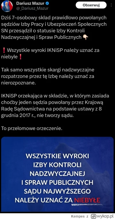 Kempes - #polityka #prawo #polska #bekazpisu #bekazlewactwa 

hmmm... nastaje Prawo i...