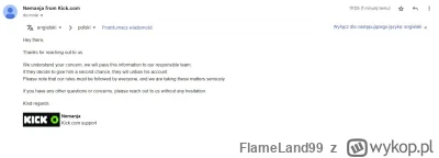 FlameLand99 - @FlameLand99: odpowiedz z suportu