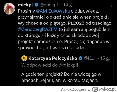 ArnoldZboczek - Brawo, @mickpl steruje pracą ministerstw! Jazda z deweloperami i tymi...