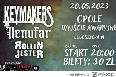 mistalowa - #opole #koncert #metal #rock
Zapro na dobry łomot w WA